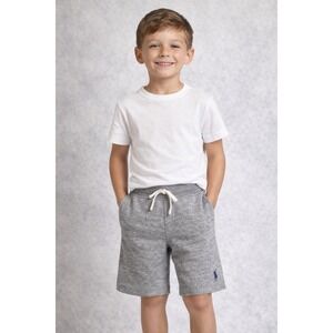 Polo Ralph Lauren Boys Gray Lounge Shorts Pony Logo Sweat Shorts Size M 10-12